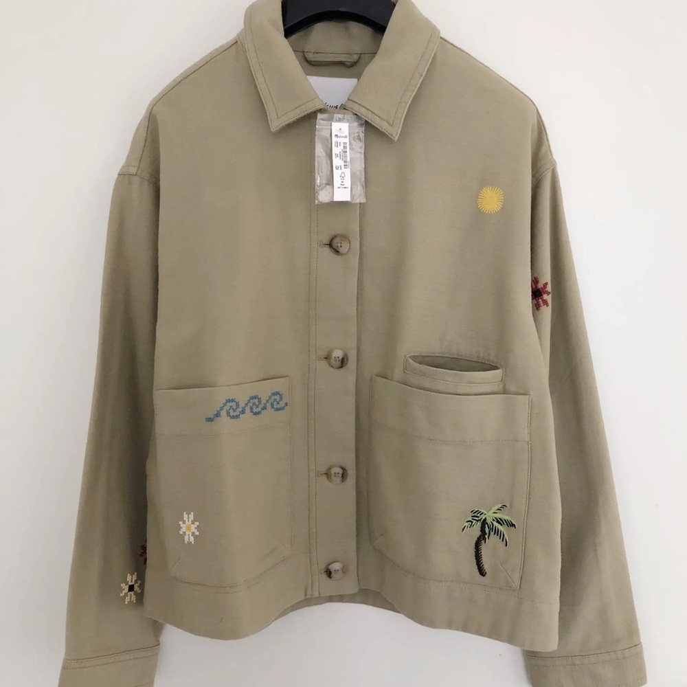 Madewell Embroidered Chore Jacket XXS
